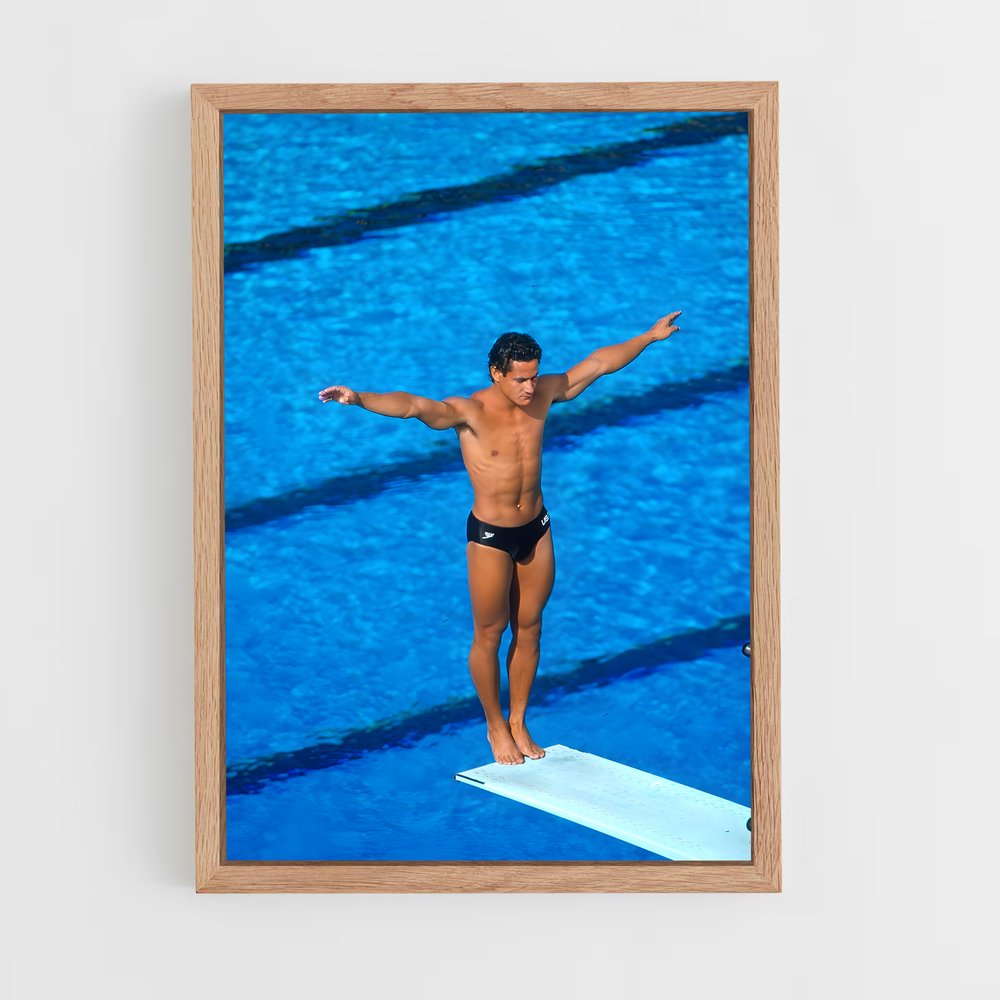 Poster Plongée Étoile – affiche Plongeon de falaise (vue 4)